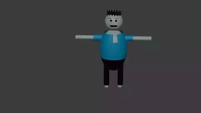 3D cartoon character