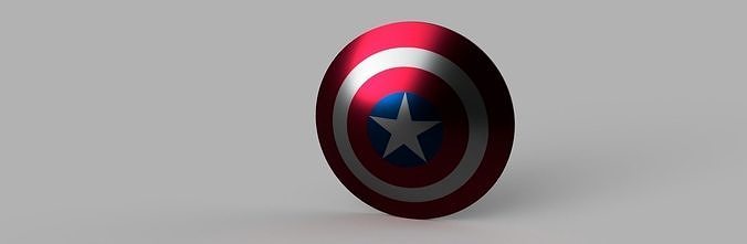 Captain America Steve Rogers Shield MCU Free 3D model