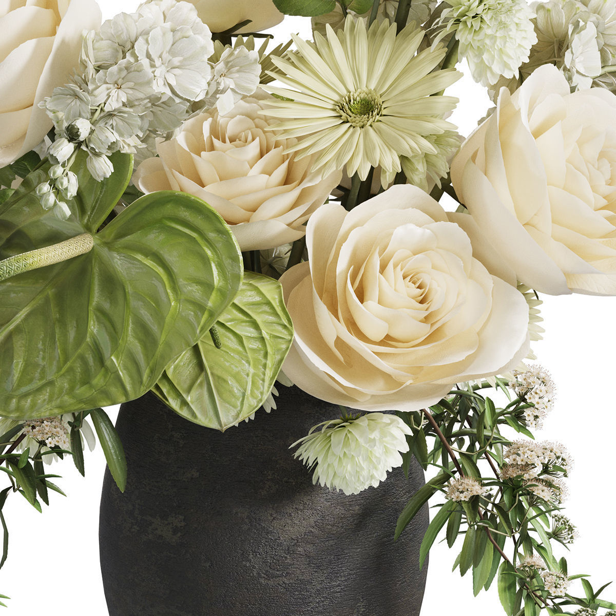 Flower In Vase 32 3D model_3