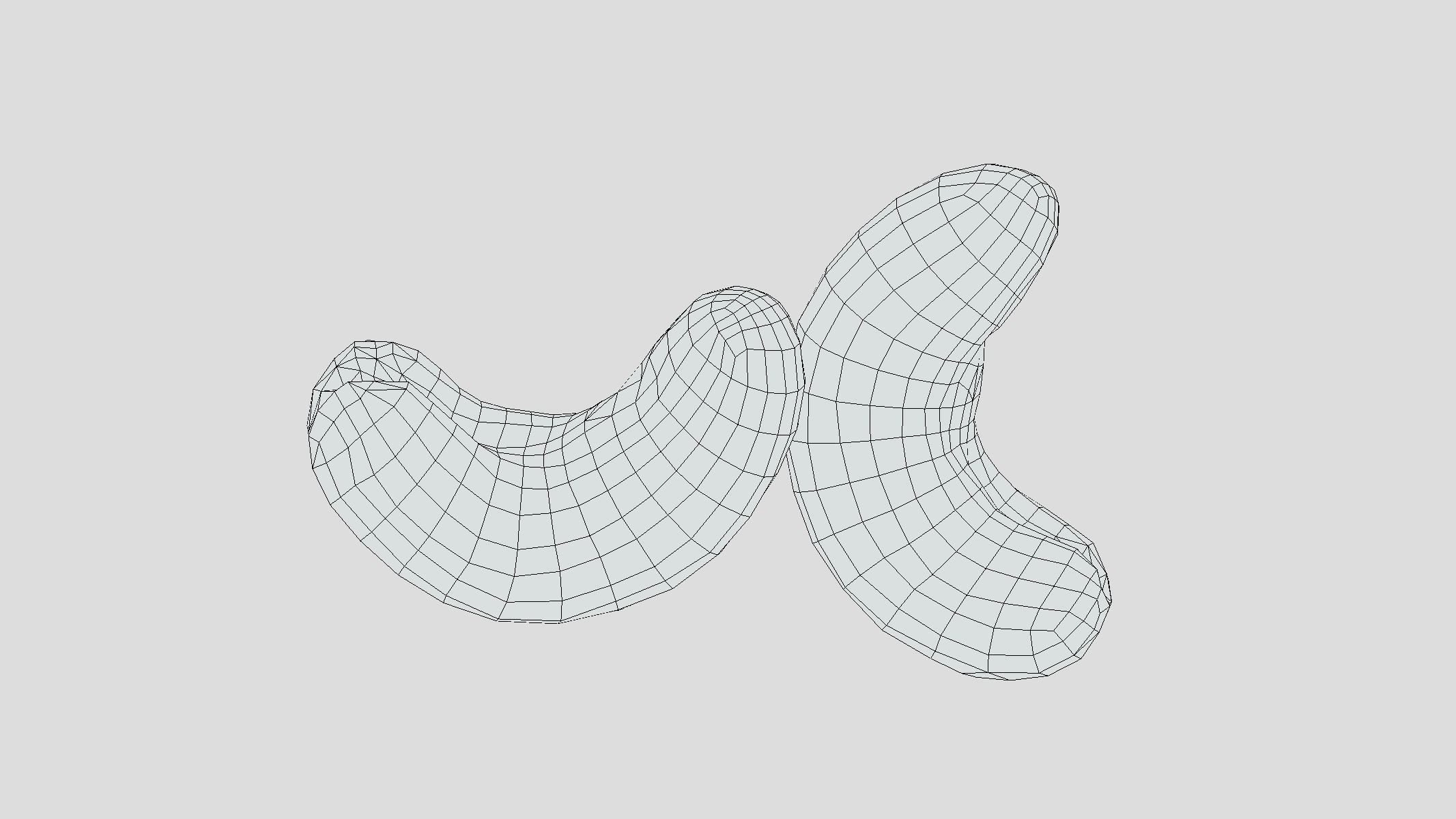 Cashew Low Poly  Low-poly 3D model_11