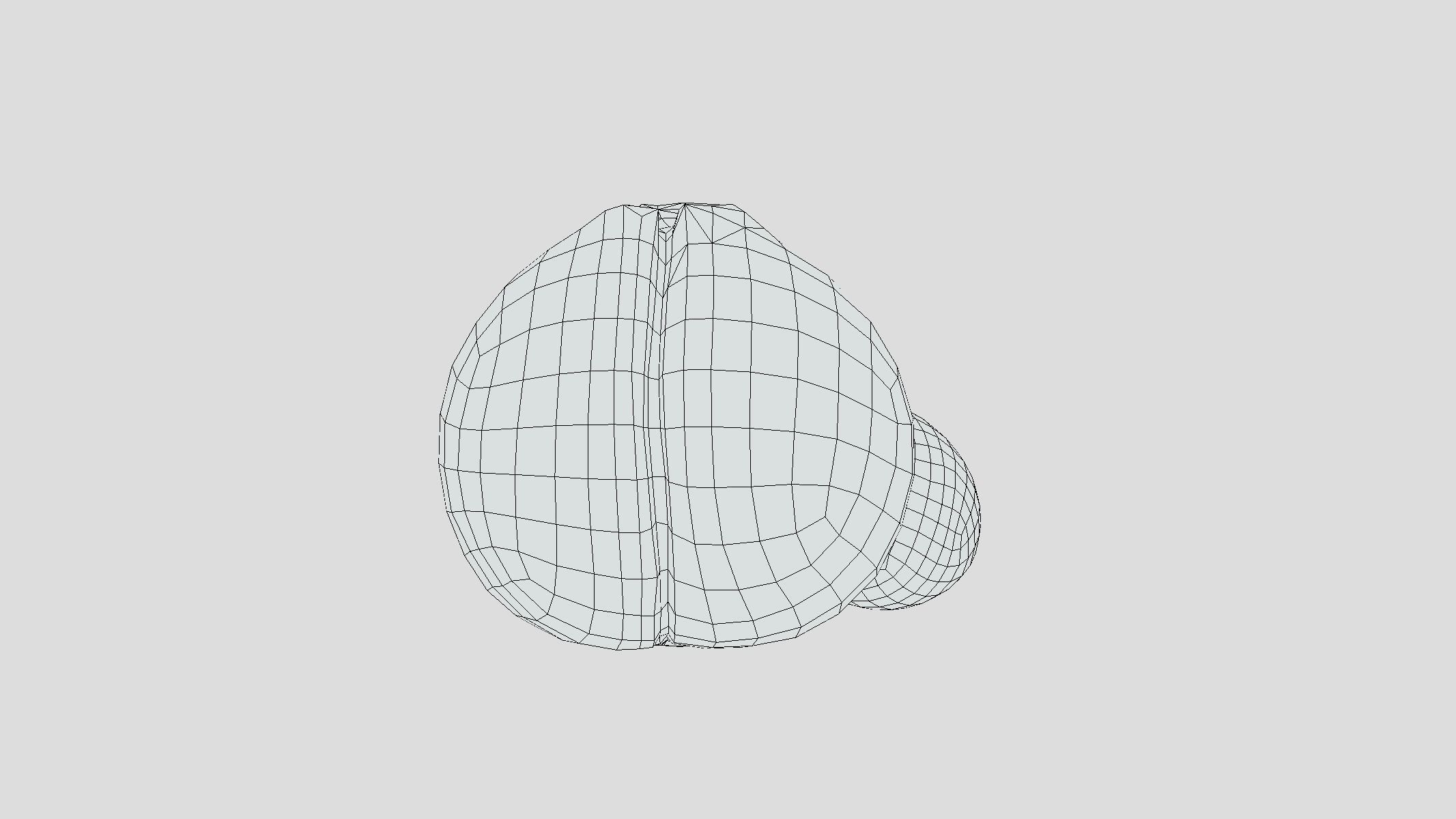 Chestnut Low Poly Low-poly 3D model_5