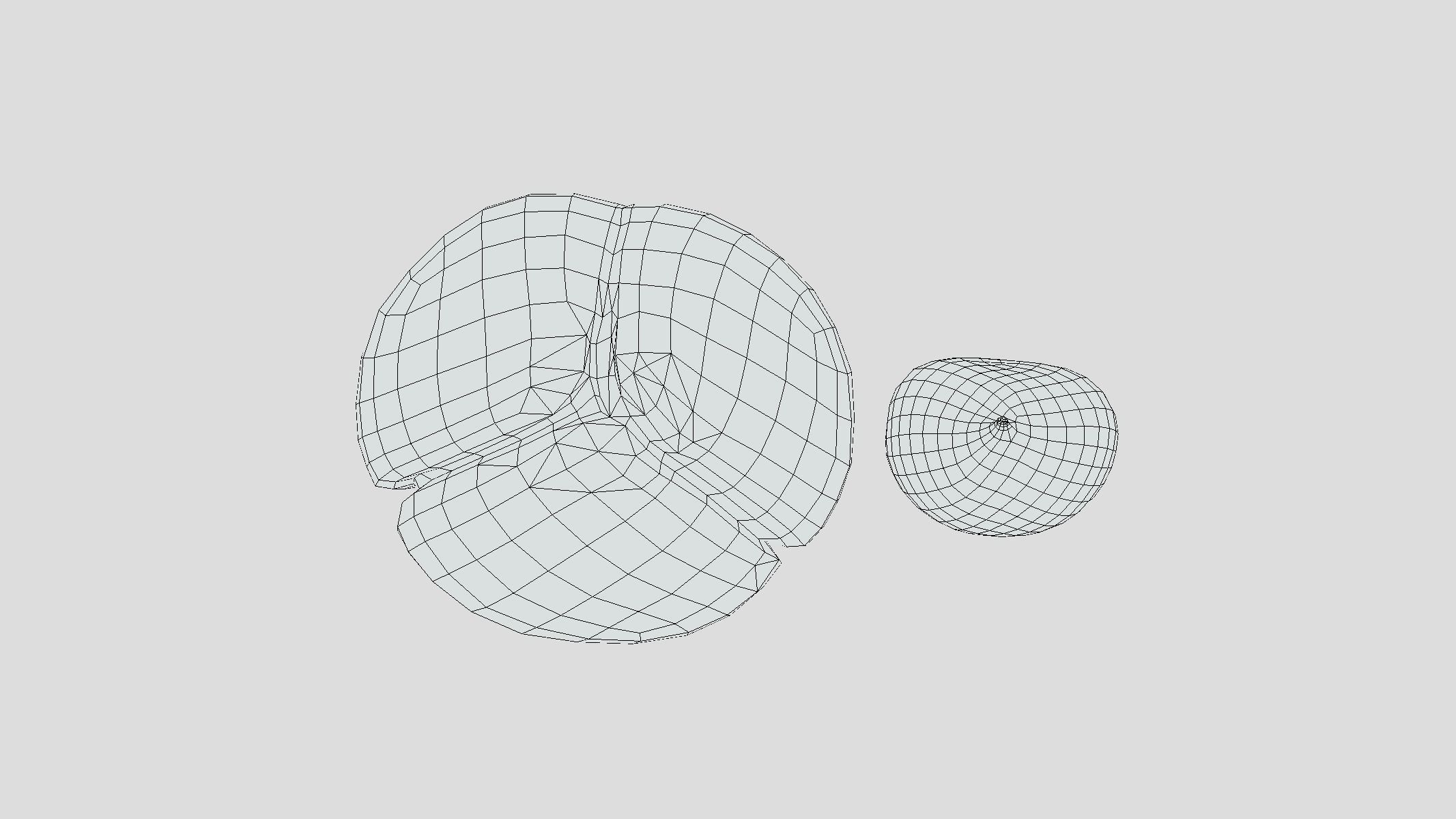 Chestnut Low Poly Low-poly 3D model_9