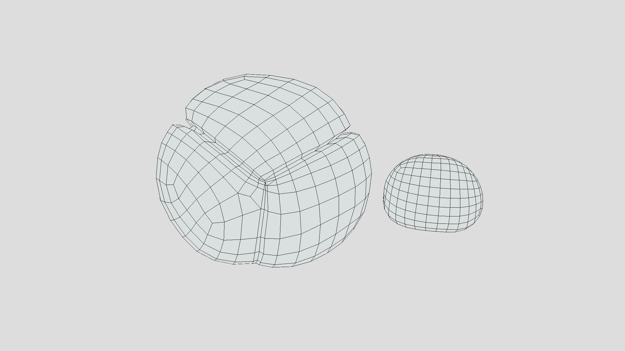 Chestnut Low Poly Low-poly 3D model_11