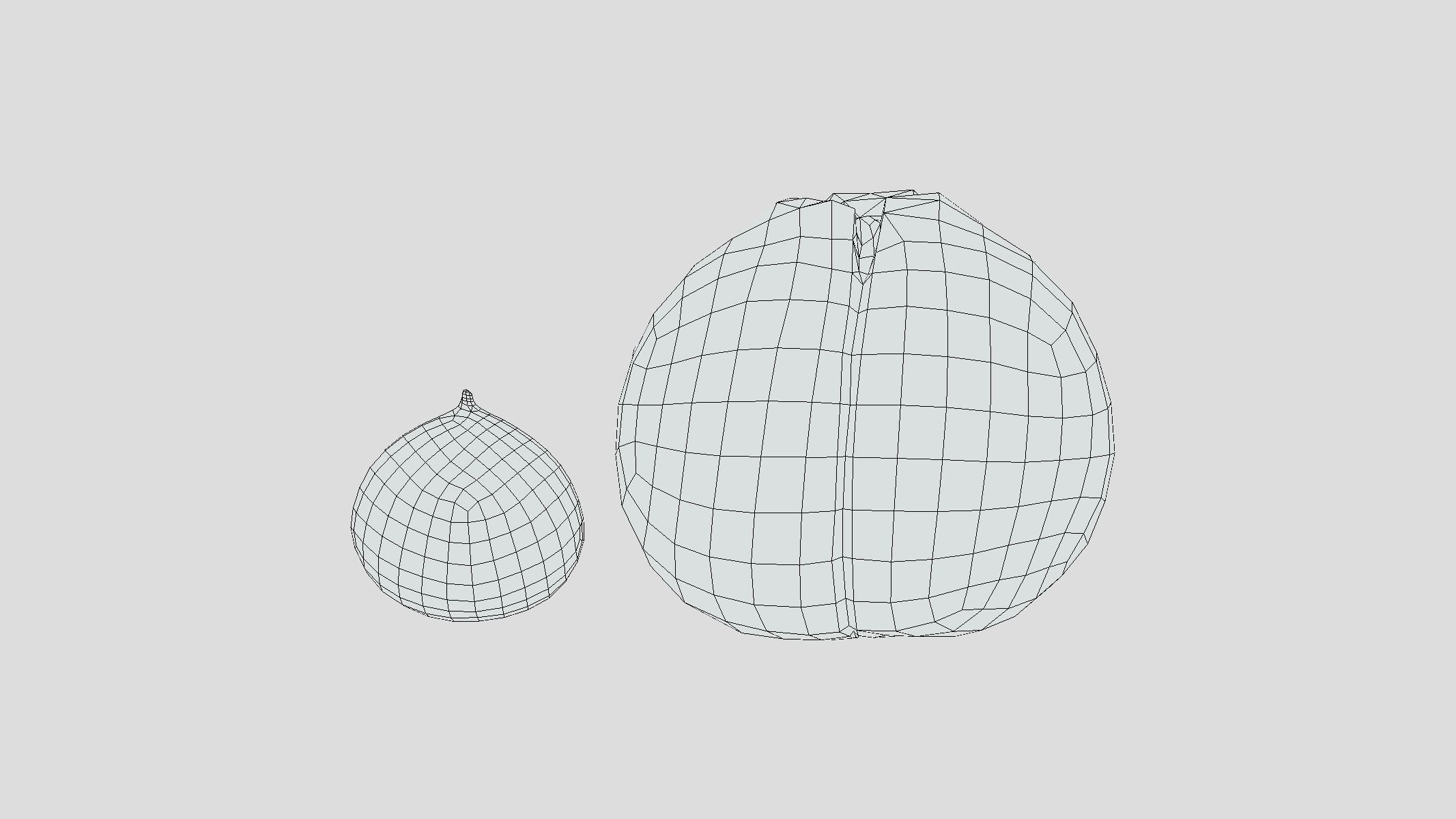 Chestnut Low Poly Low-poly 3D model_3