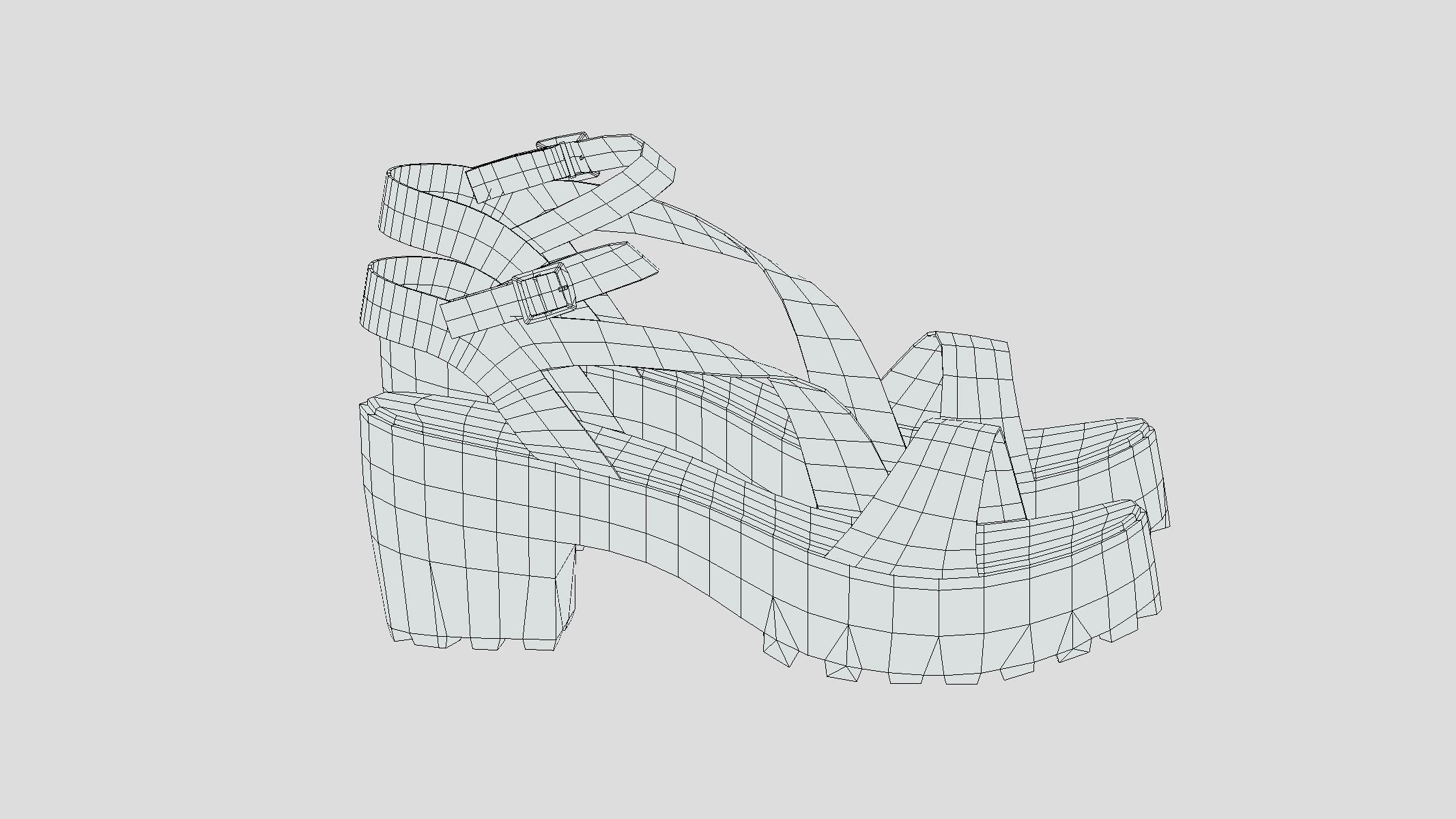 Chunky Low Poly Low-poly 3D model_1