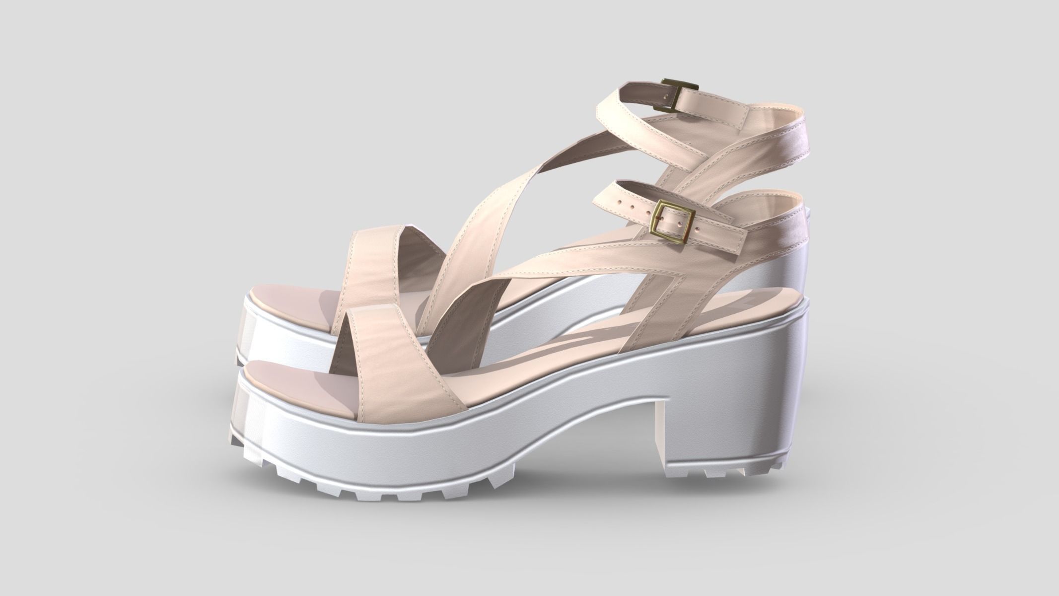 Chunky Low Poly Low-poly 3D model_4