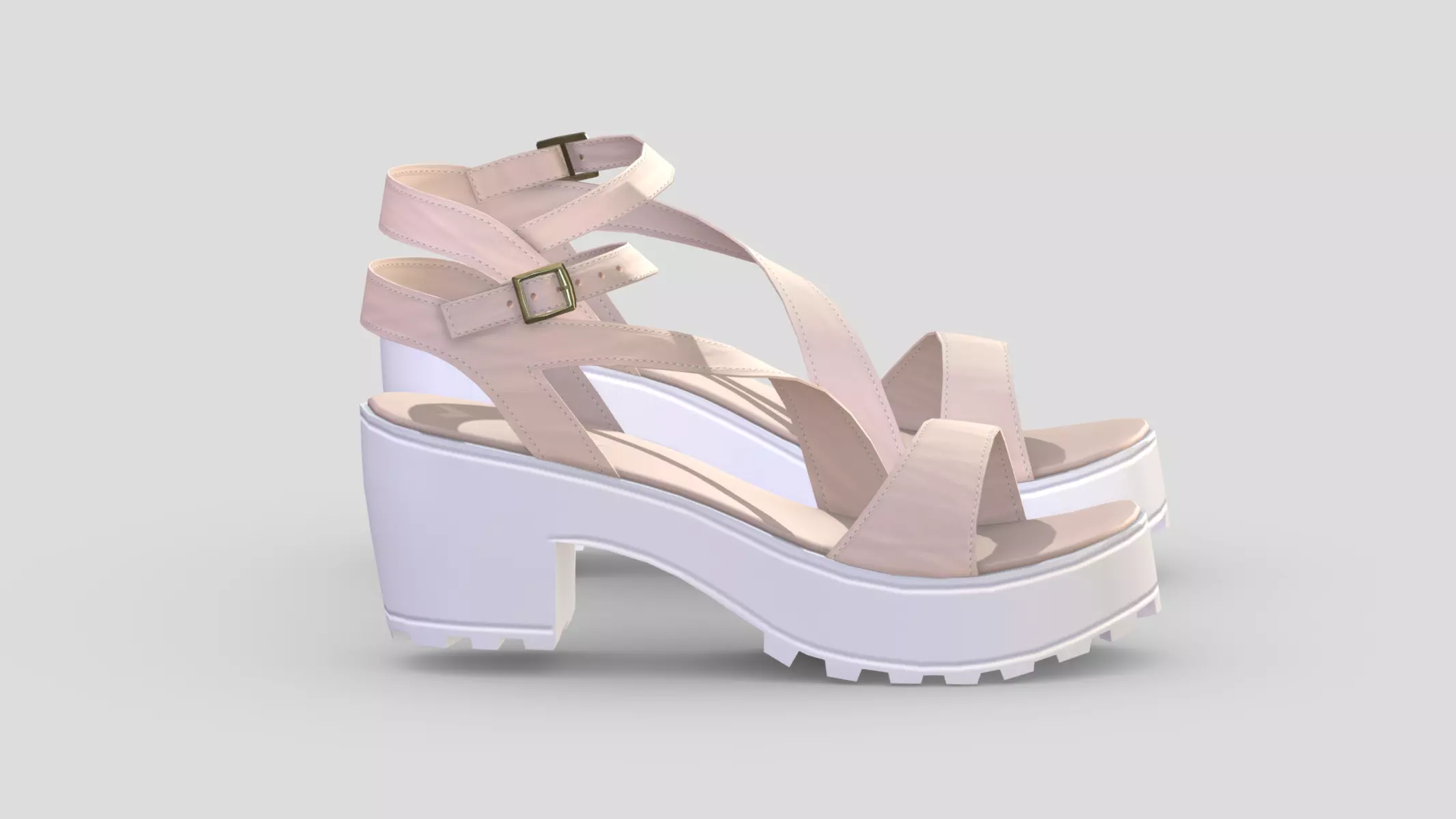 Chunky Low Poly Low-poly 3D model_0