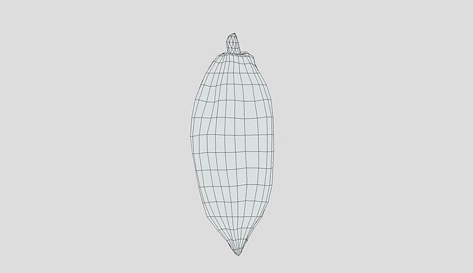 Cocoa Low Poly Low-poly 3D model 2