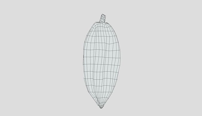 Cocoa Low Poly Low-poly 3D model 4