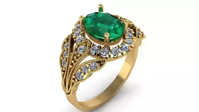 Filigree Wedding Ring 3d Printable Model