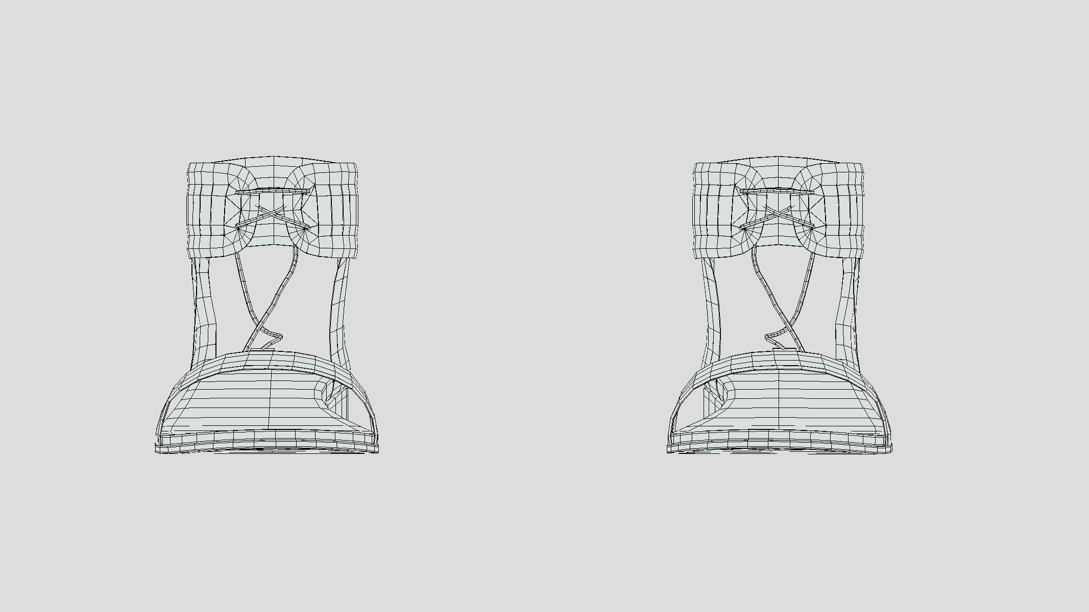 Crochet Low Poly Low-poly 3D model_3