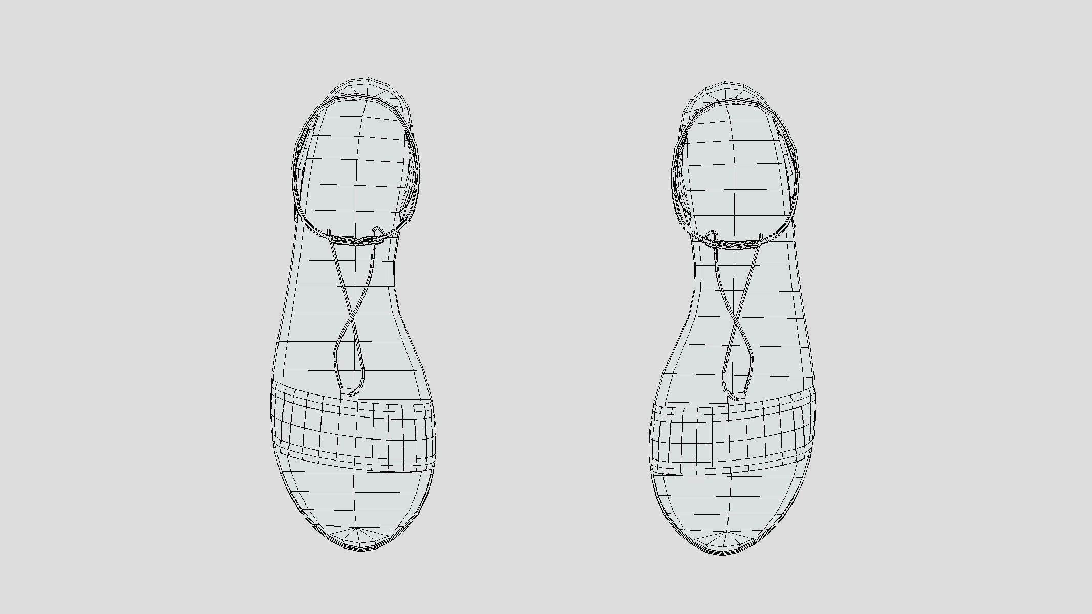 Crochet Low Poly Low-poly 3D model_9