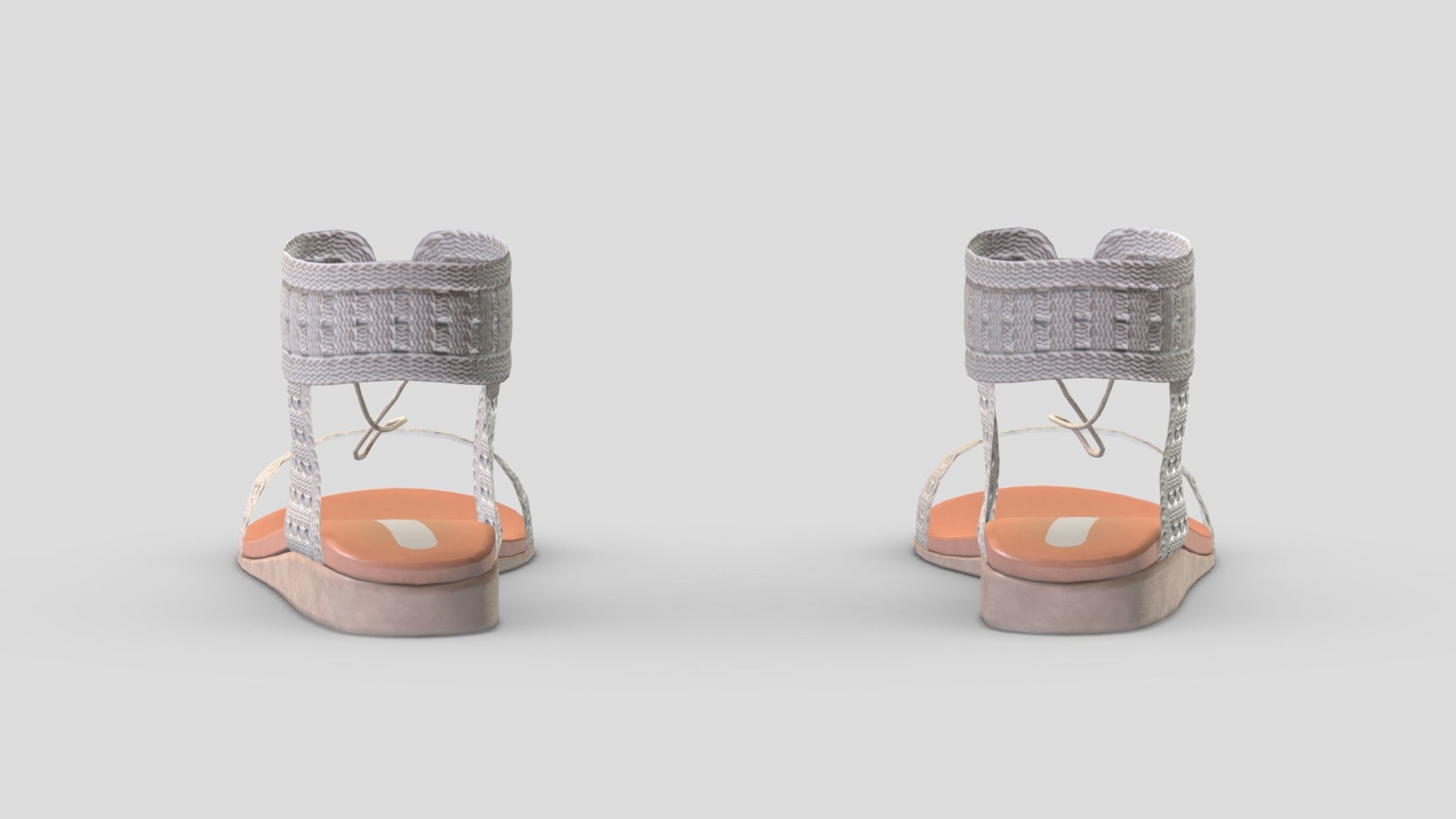 Crochet Low Poly Low-poly 3D model_6