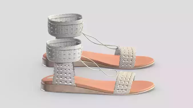 Crochet Low Poly Low-poly 3D model