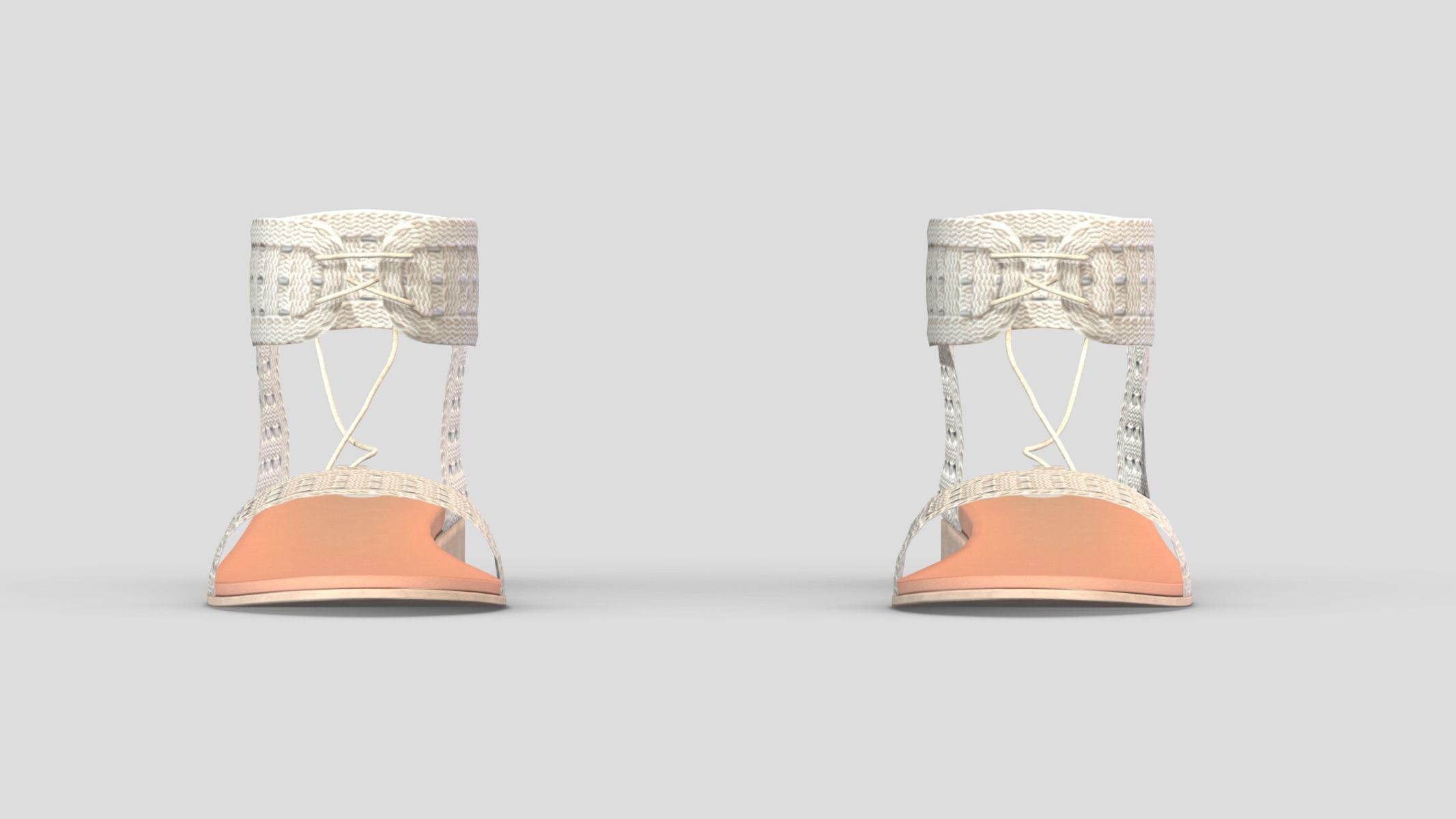 Crochet Low Poly Low-poly 3D model_2