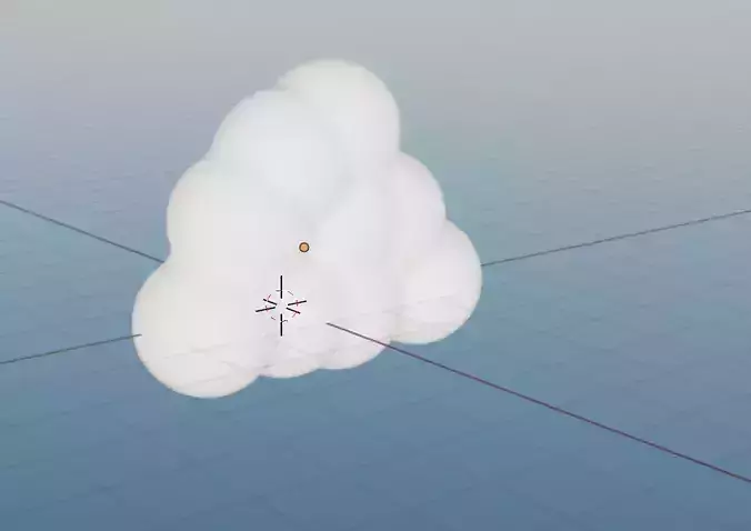 rigged cartoon clouds