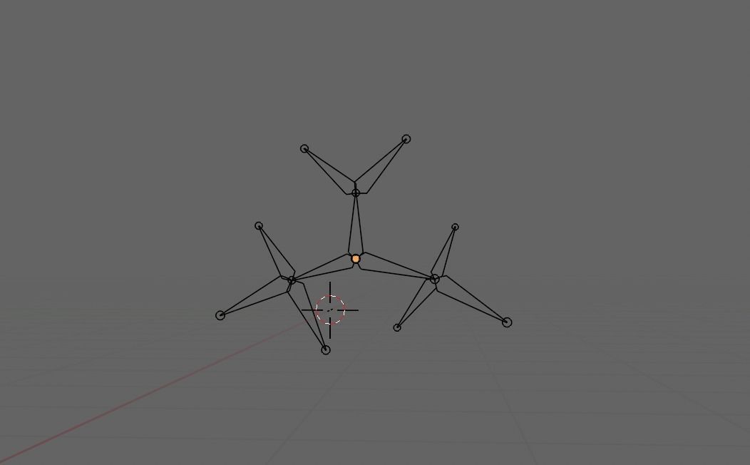 rigged cartoon clouds Low-poly 3D model_4