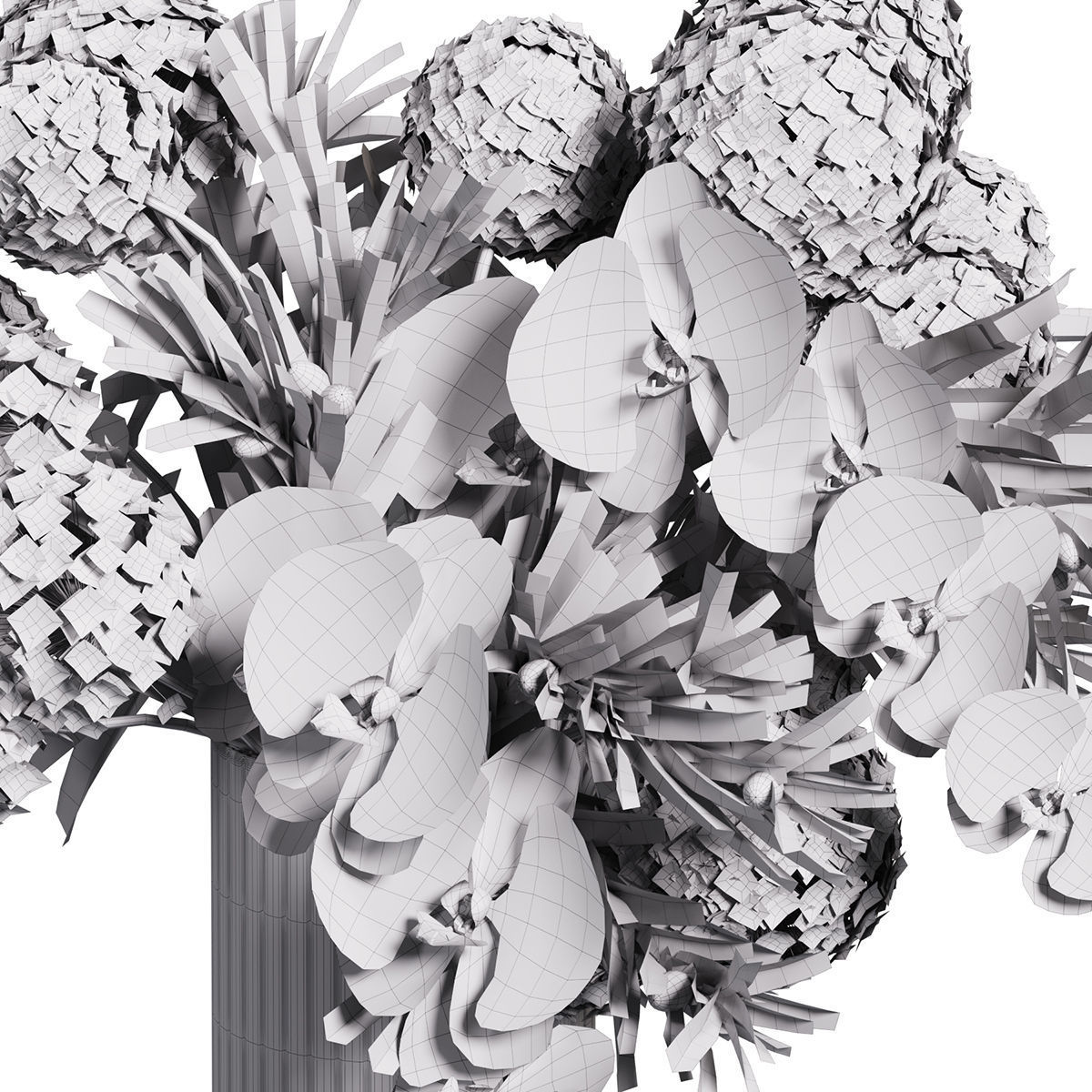 Flower In Vase 33 3D model_5