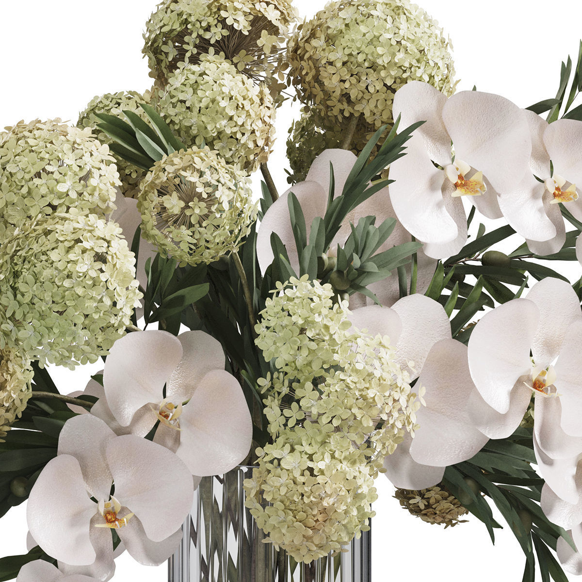 Flower In Vase 33 3D model_3