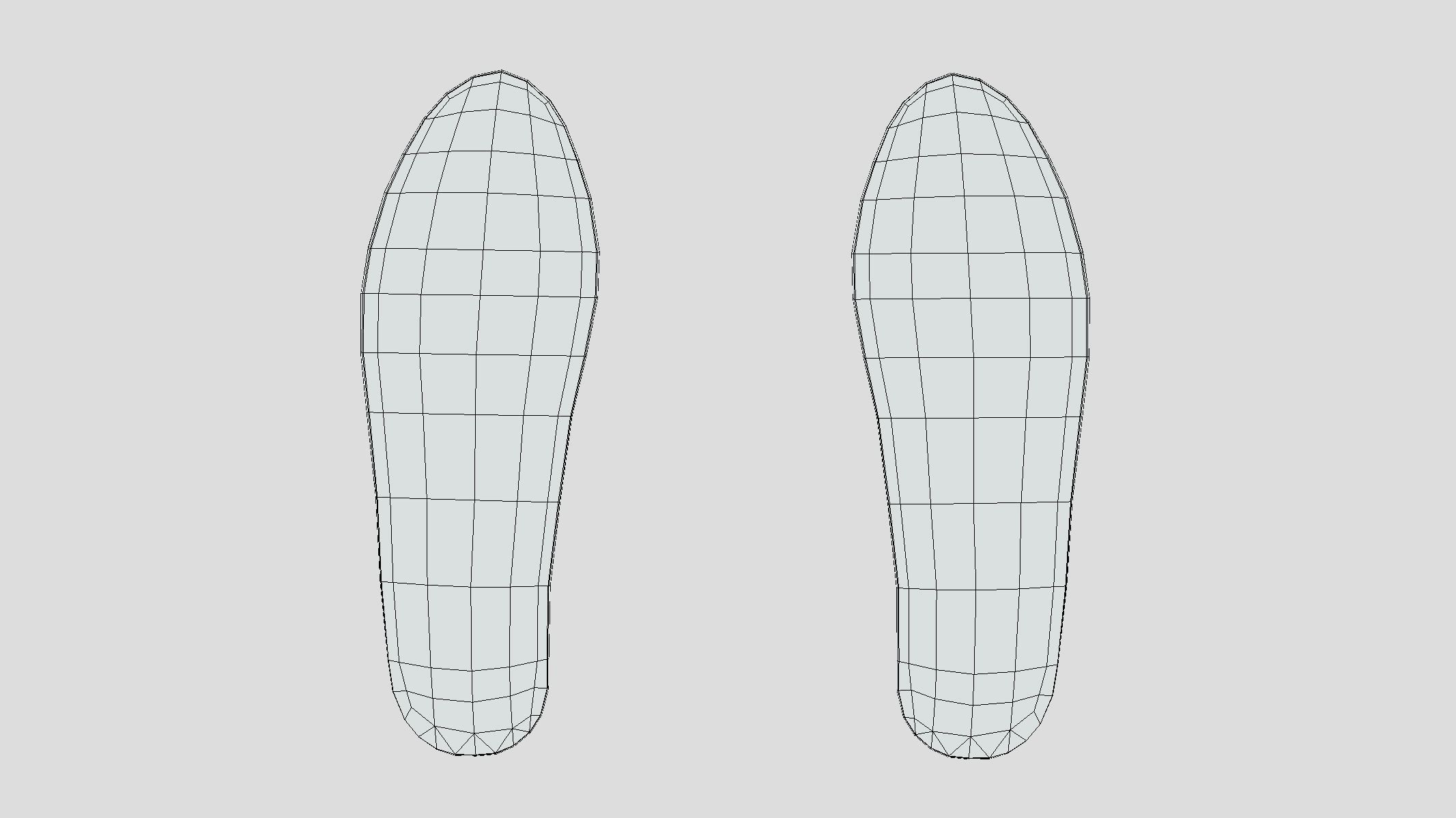 Espadrilles Low Poly Low-poly 3D model_11