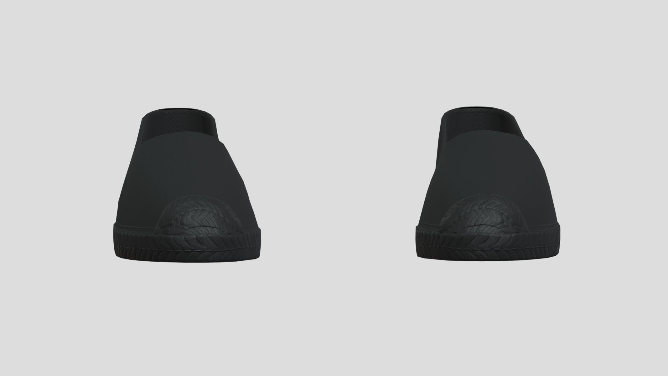 Espadrilles Low Poly Low-poly 3D model_2