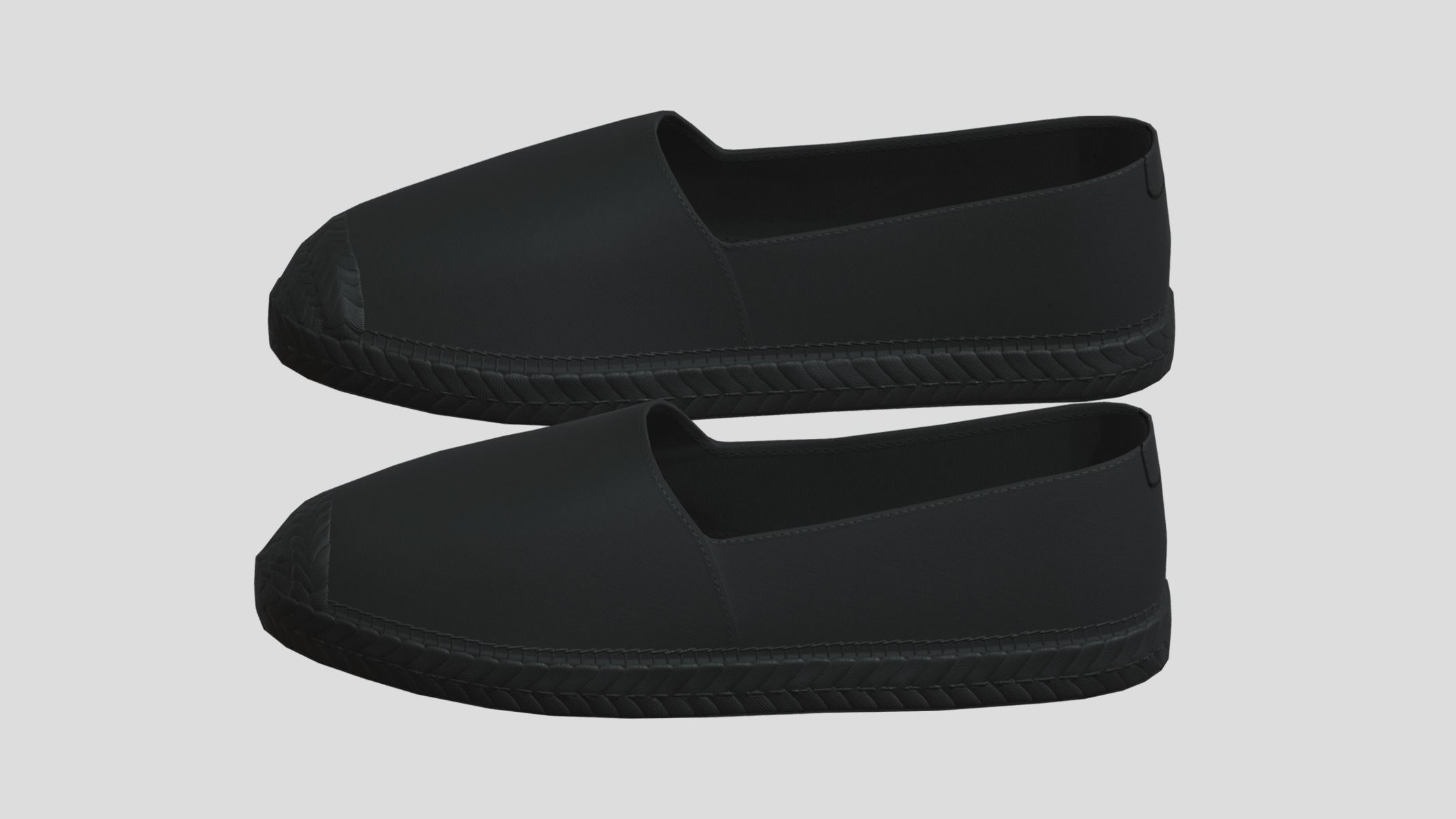 Espadrilles Low Poly Low-poly 3D model_6