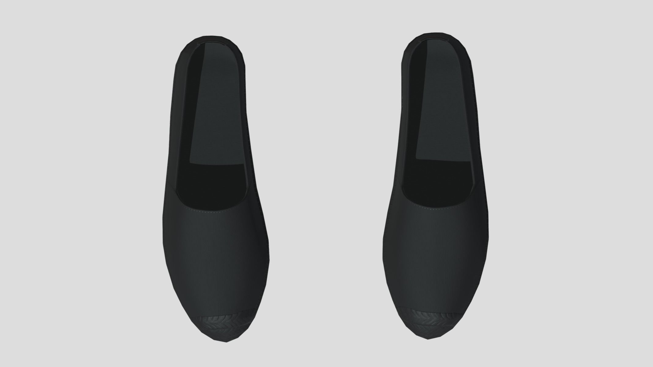 Espadrilles Low Poly Low-poly 3D model_8