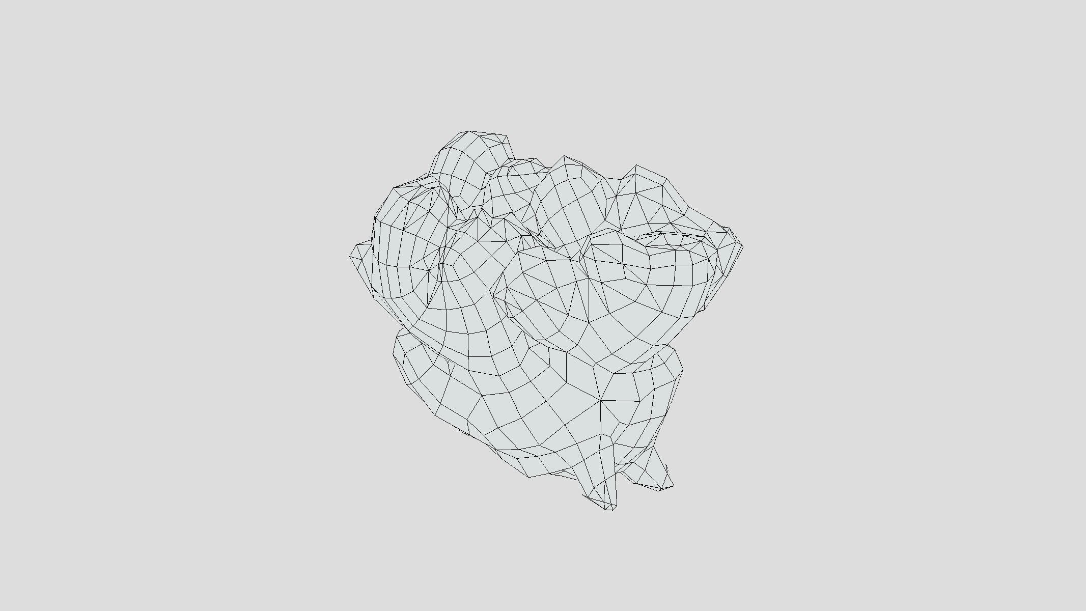 Ginger Low Poly Low-poly 3D model_3