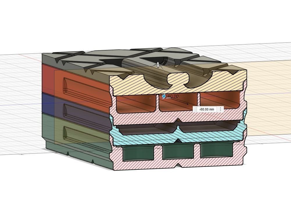 Paint Brush Holder and Mixing Tray 3D print model_15