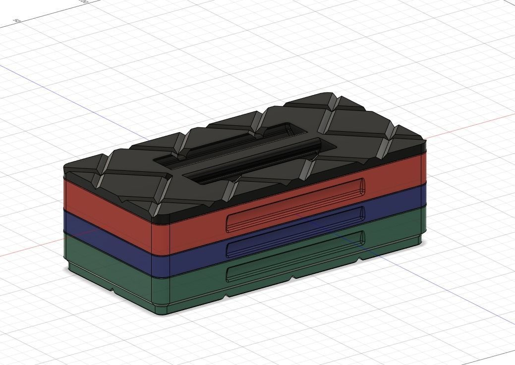 Paint Brush Holder and Mixing Tray 3D print model_7