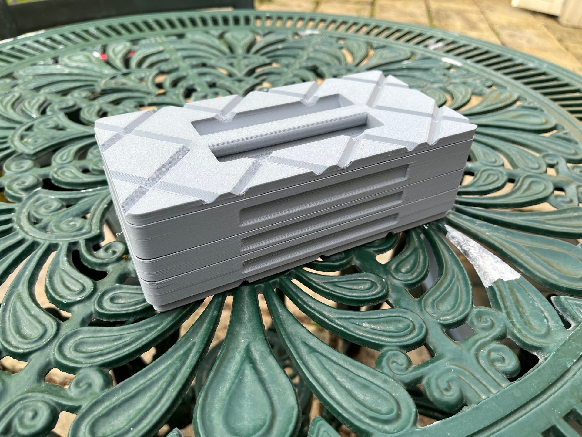 Paint Brush Holder and Mixing Tray 3D print model_3