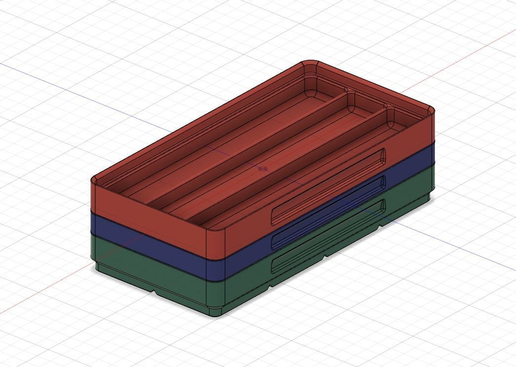 Paint Brush Holder and Mixing Tray 3D print model_1