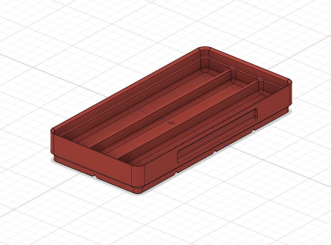 Paint Brush Holder and Mixing Tray 3D print model_11