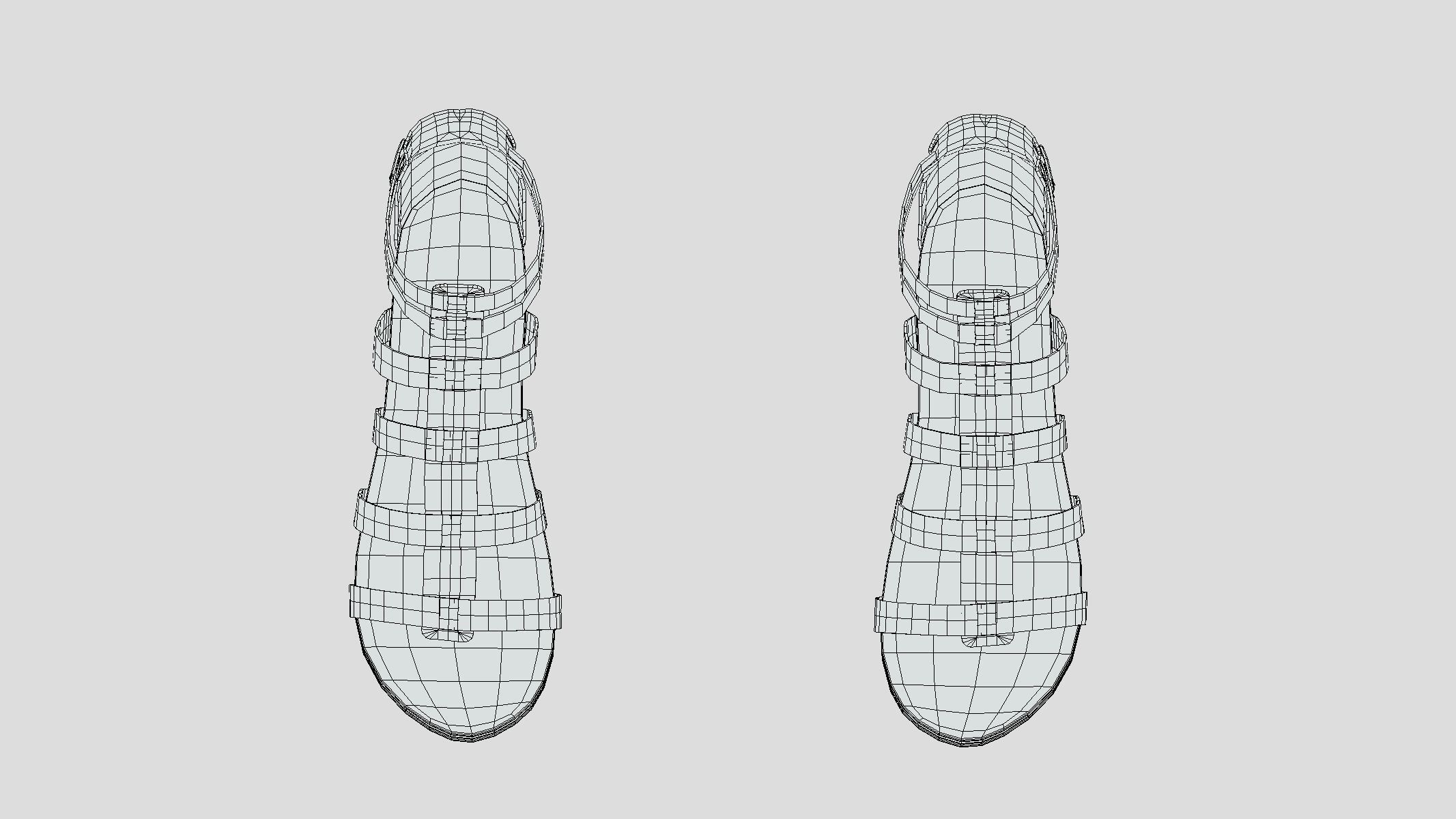 Gladiator Low Poly Low-poly 3D model_9