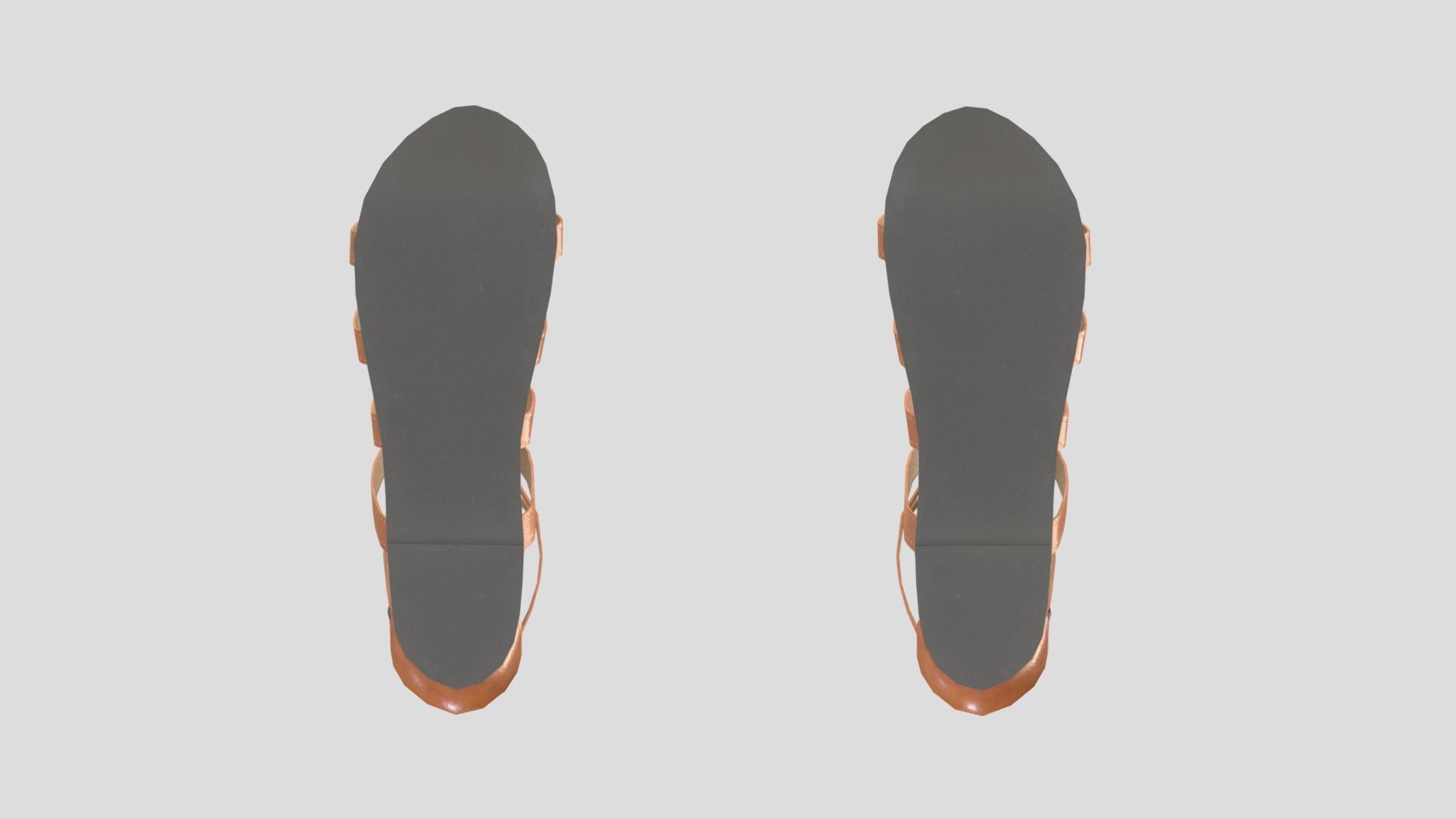 Gladiator Low Poly Low-poly 3D model_10