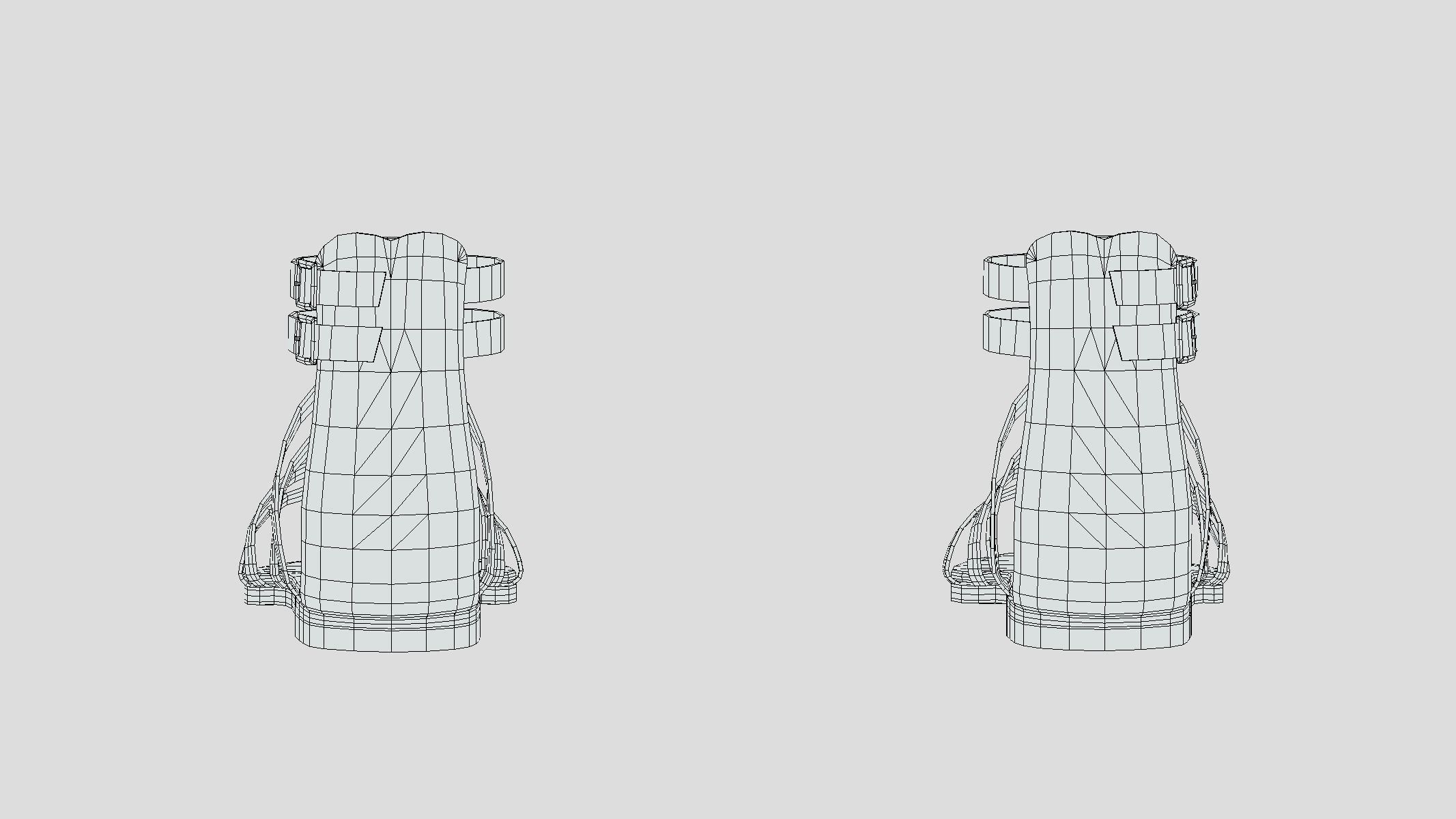 Gladiator Low Poly Low-poly 3D model_7