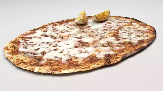 Turkish Lahmacun With Cheese