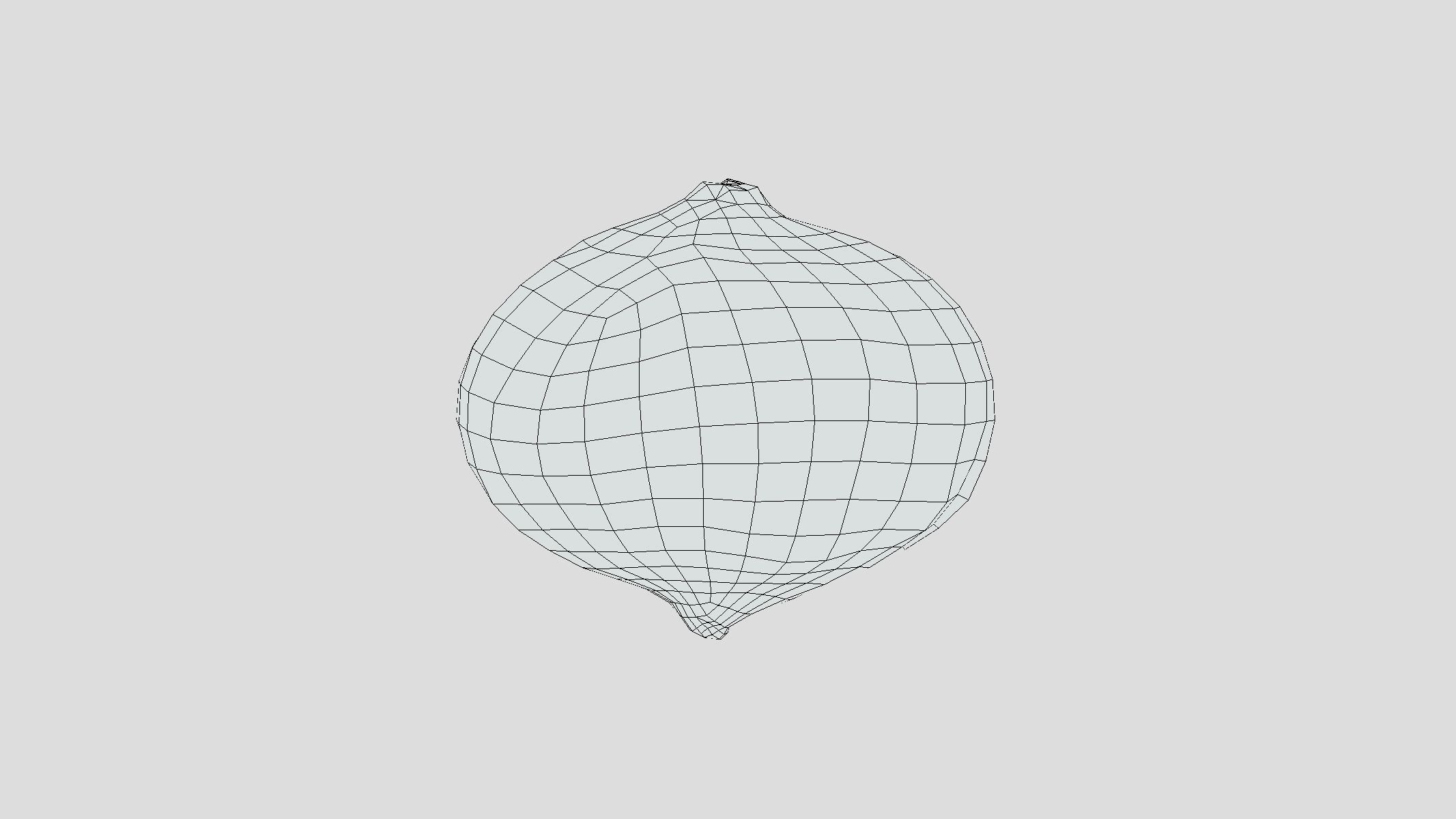 Jicama Low Poly Low-poly 3D model_1