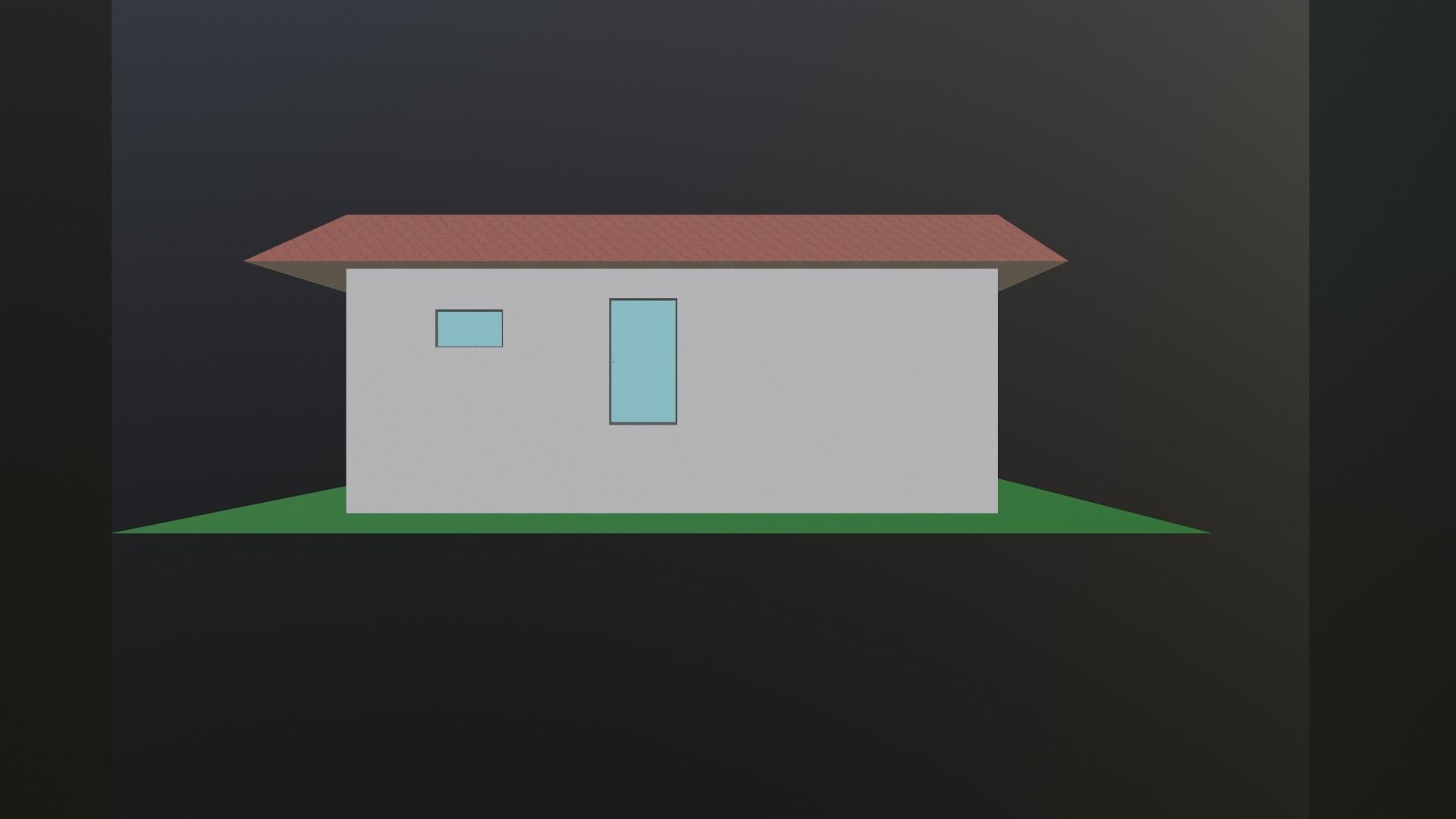 House 1 BedRoom Low-poly 3D model_2