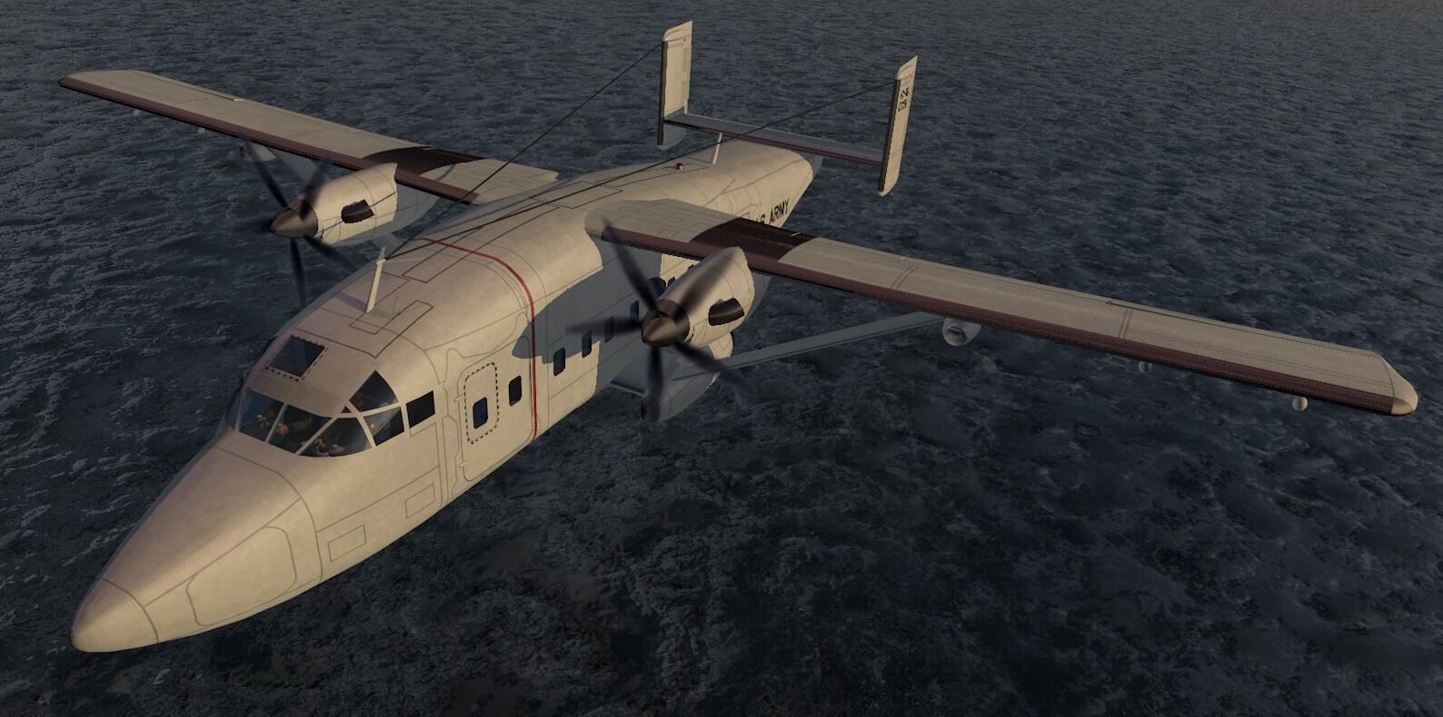 Short 330  or C-23 Sherpa 3D model_11