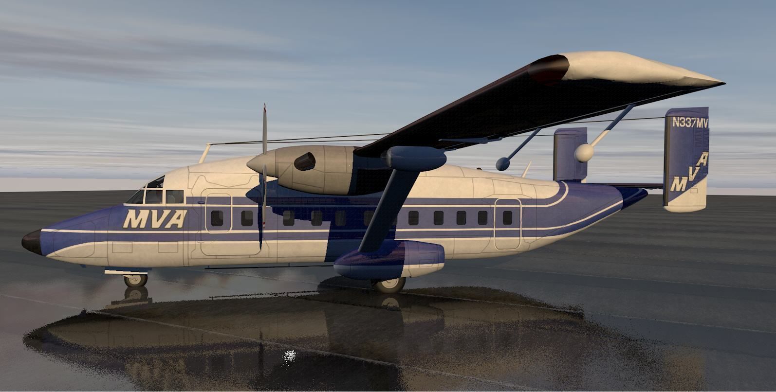 Short 330  or C-23 Sherpa 3D model_4