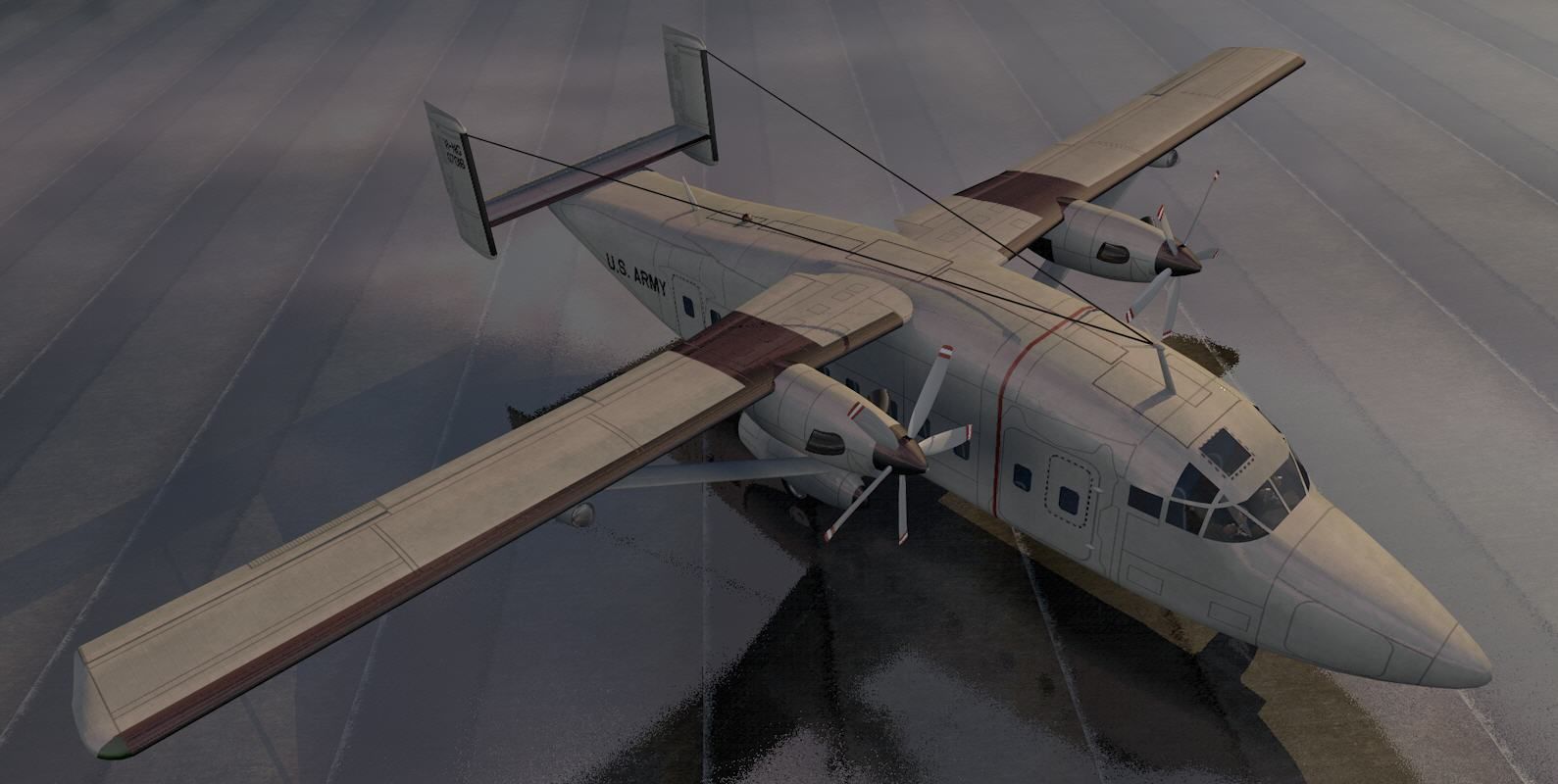 Short 330  or C-23 Sherpa 3D model_1