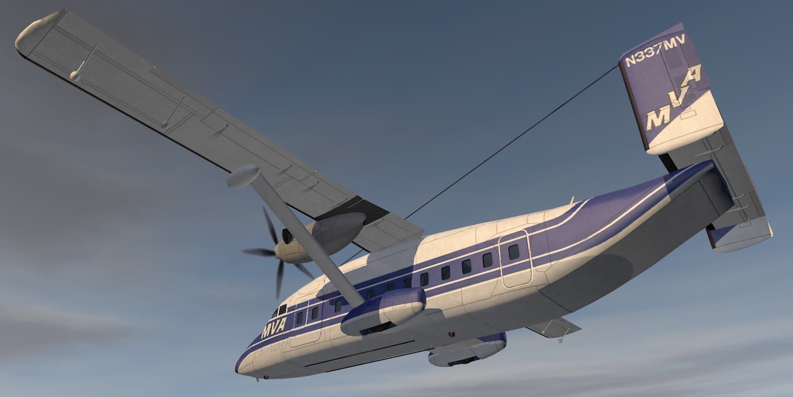 Short 330  or C-23 Sherpa 3D model_12