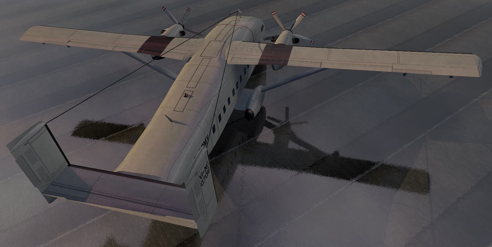 Short 330  or C-23 Sherpa 3D model_3