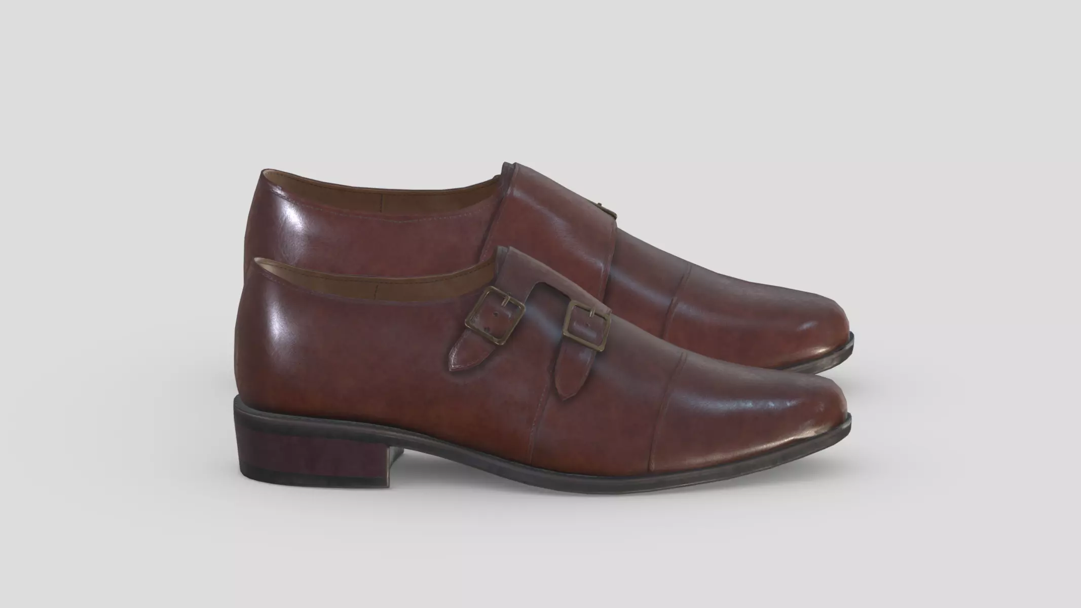 Monkstrap Low Poly Low-poly 3D model
