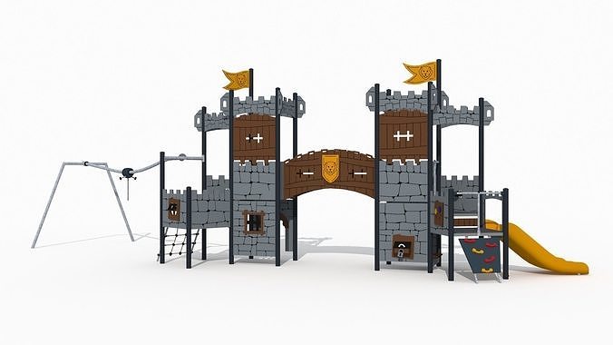 Castle Theme Park 3D model
