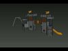 Castle Theme Park 3D model_1