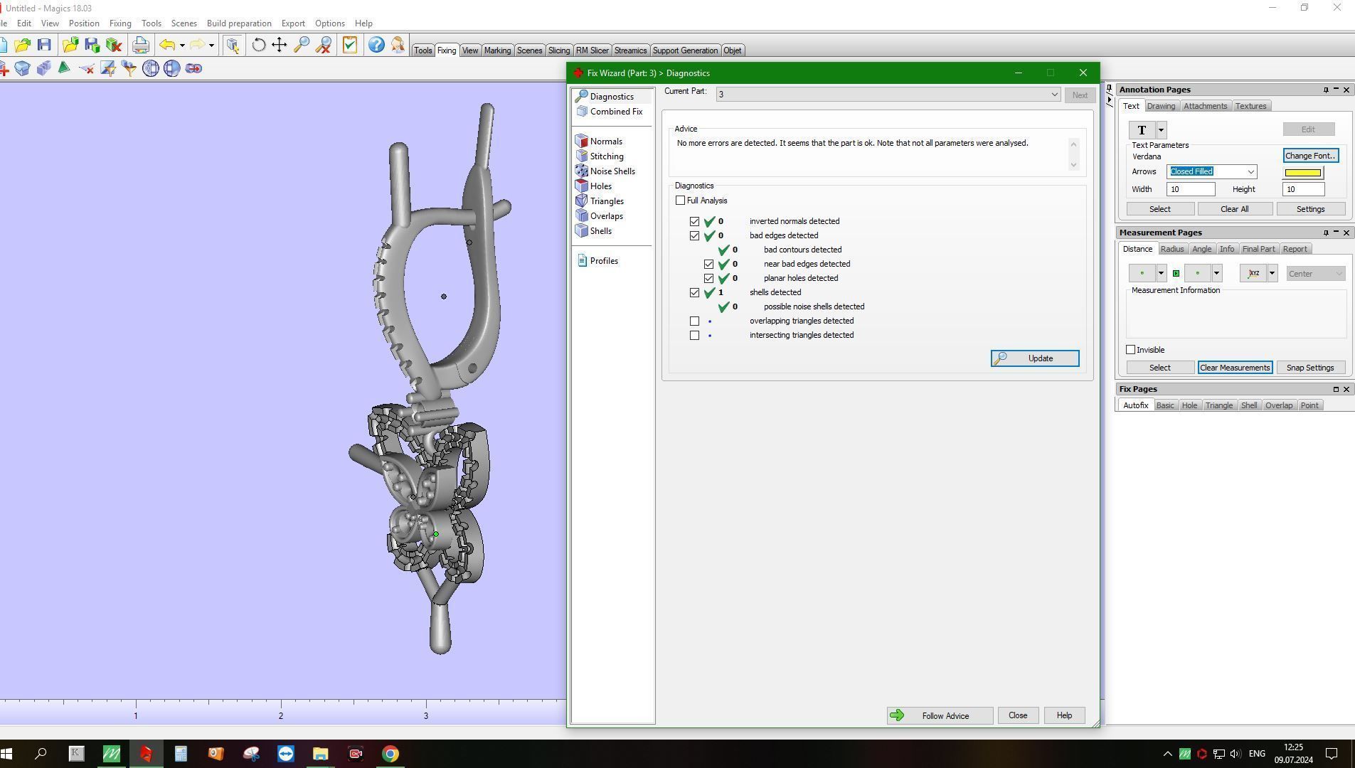 Fashion earrings Graff butterfly 3D print model 3D print model_9