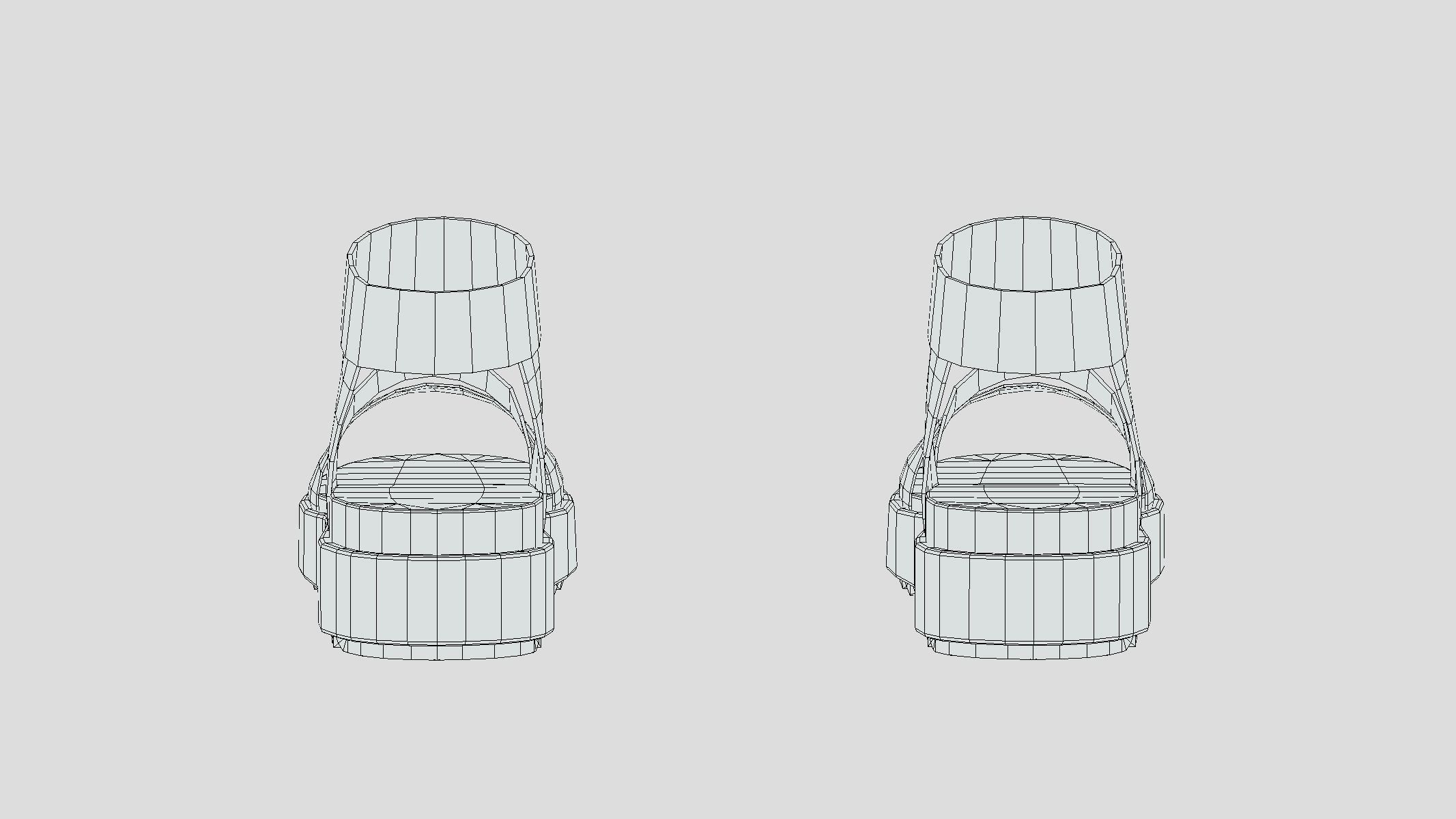 Palatform Low Poly Low-poly 3D model_7