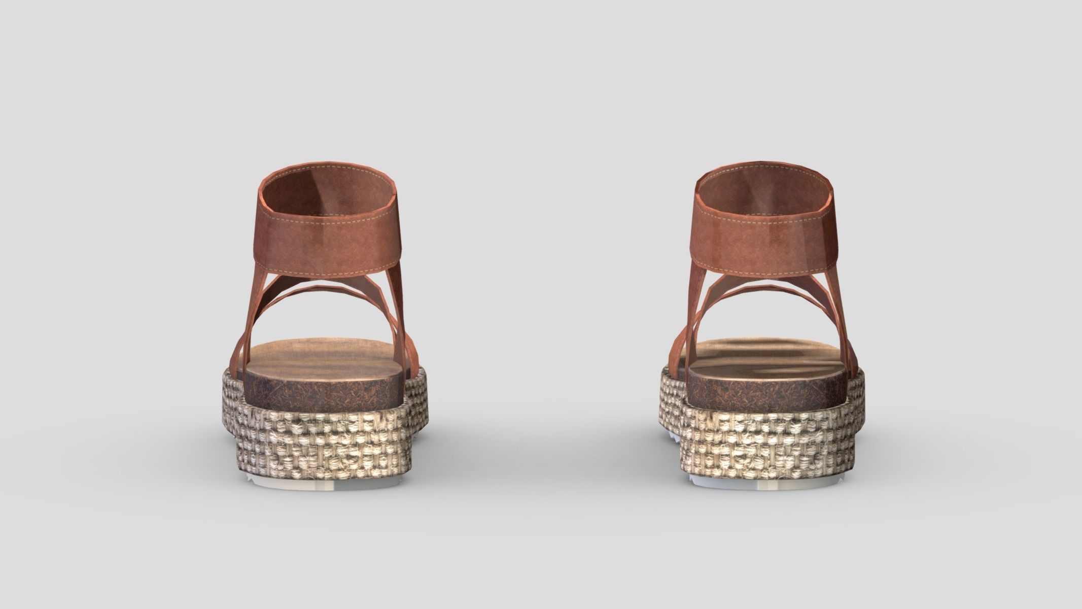 Palatform Low Poly Low-poly 3D model_6